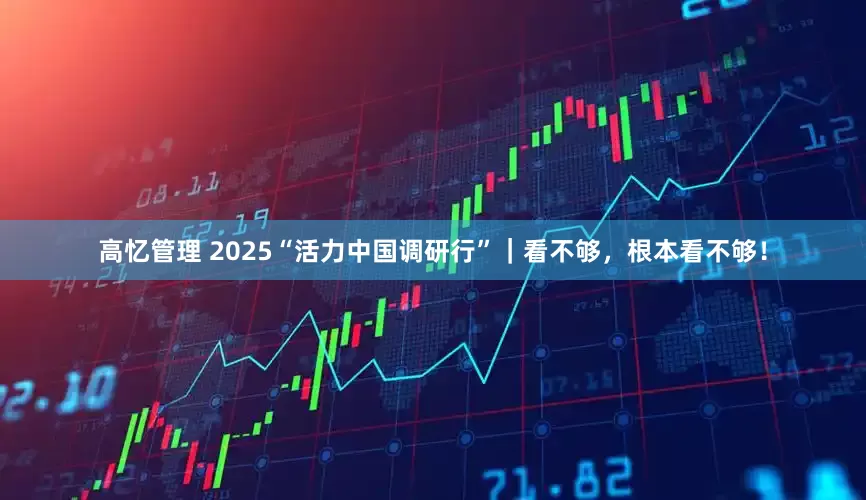 高忆管理 2025“活力中国调研行”｜看不够，根本看不够！