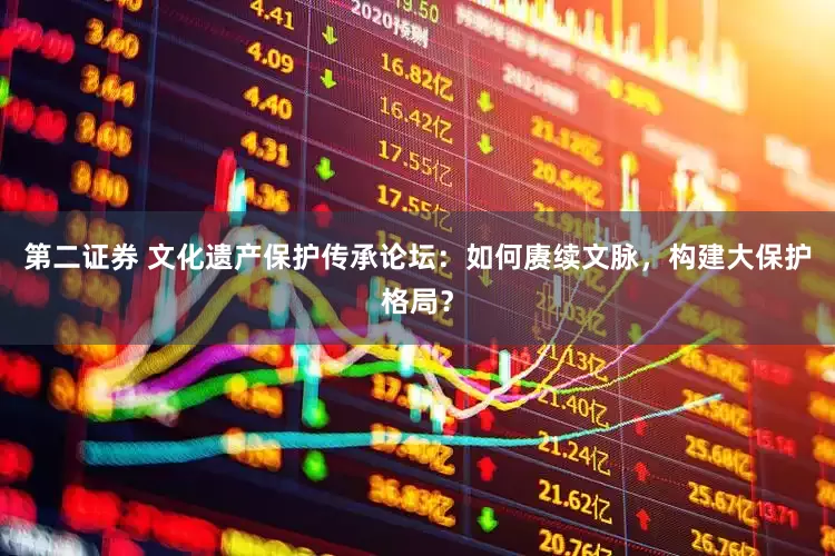 第二证券 文化遗产保护传承论坛：如何赓续文脉，构建大保护格局？